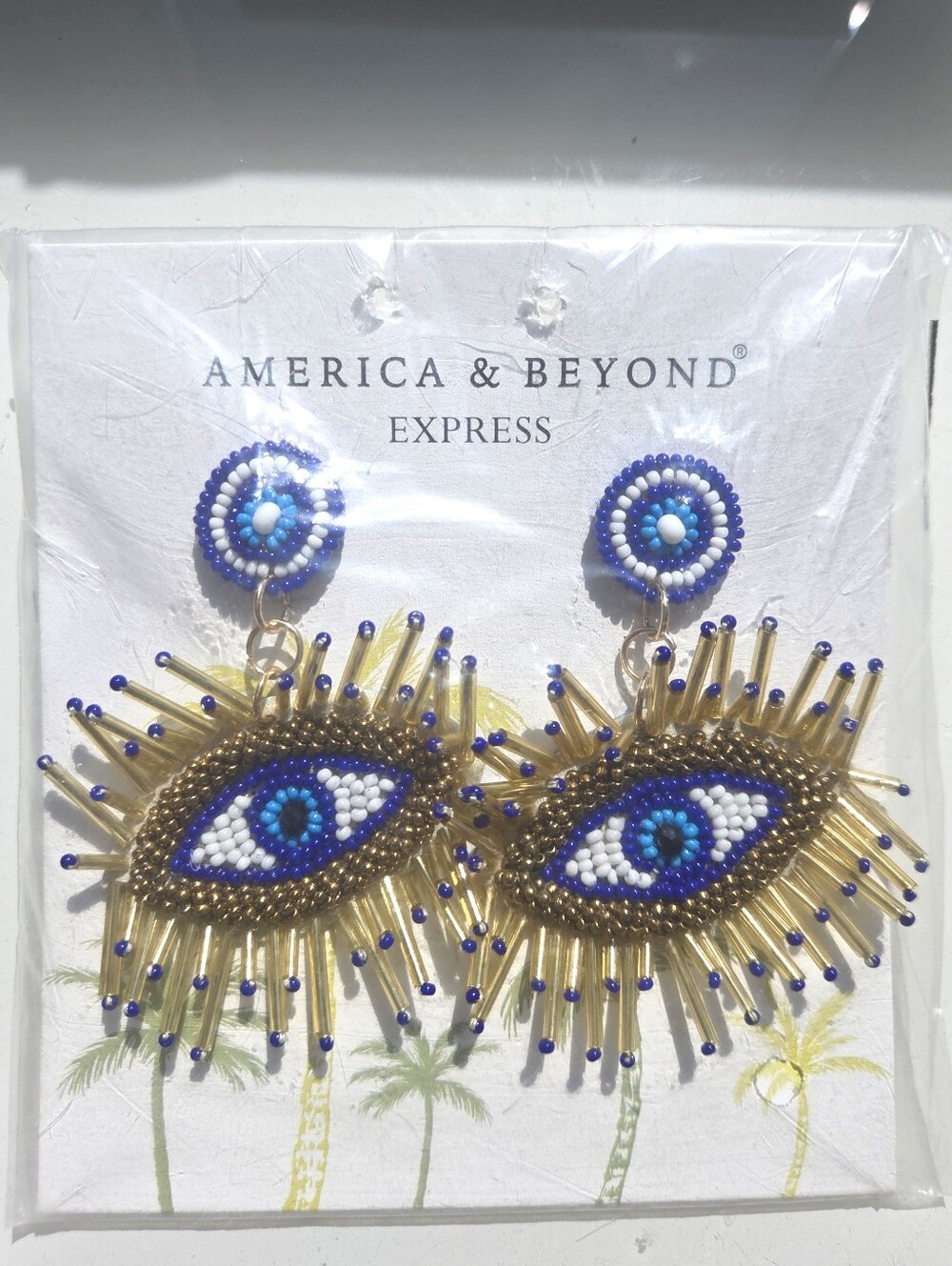 Evil Eye Beaded Earrings | America And Beyond
